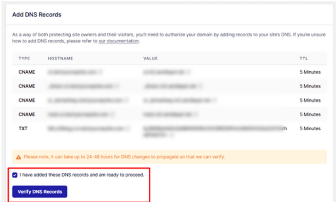 Verify DNS Records