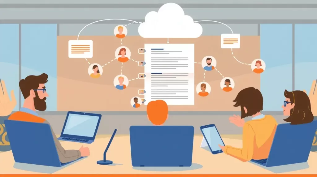 همکاری تیمی و اشتراکگذاری هوشمند